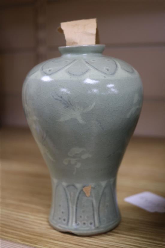 A Korean celadon vase